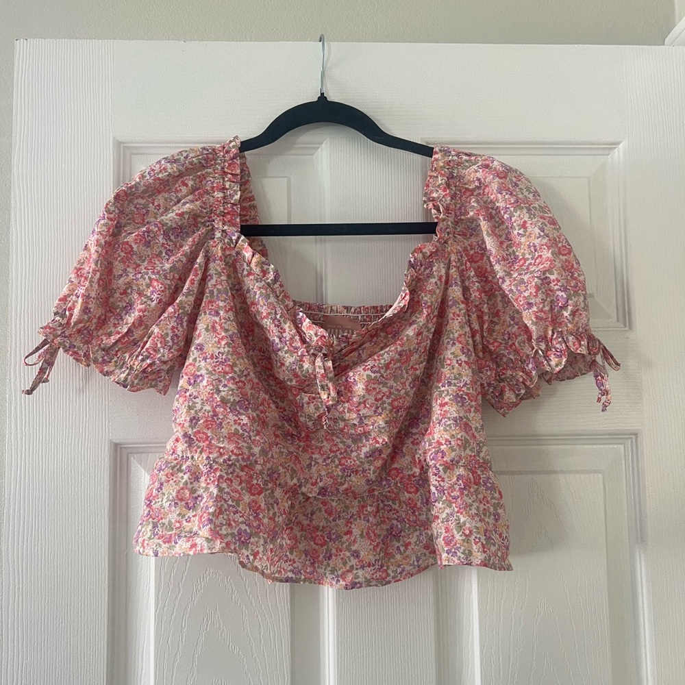 Show Me Your Mumu Lila Top size Large